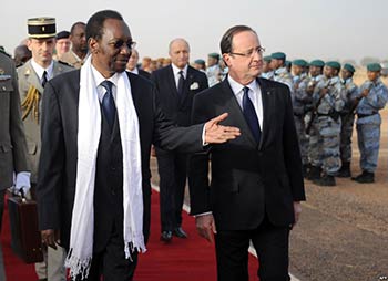 Hollande au Mali, un général victorieux.