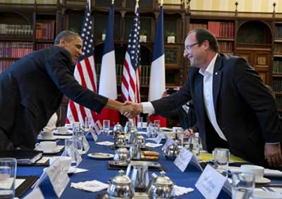 Pour Obama et Hollande, l’Afrique est le premier théâtre du partenariat France-USA.