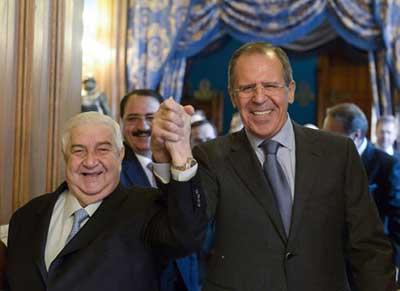 Mouallem à Lavrov: Damas sûr de la victoire grâce à Moscou.