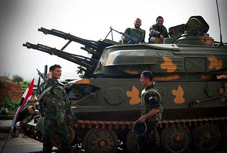 Sahl al-Ghab, Palmyre, Zabadani: l’armée syrienne est à l’offensive 
