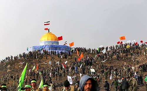 Iran: manœuvres simulant la libération de la mosquée al-Aqsa (photos).