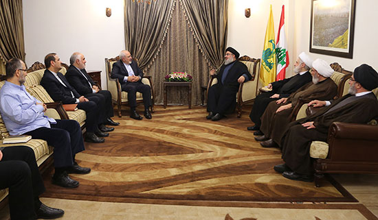 Le ministre iranien des AE chez sayed Nasrallah
