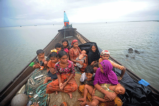Birmanie: victimes d’un nettoyage ethnique, 21.000 Rohingyas sont passés au Bangladesh