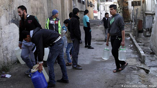 Les habitants de Damas privés d’eau potable pour le treizième jour