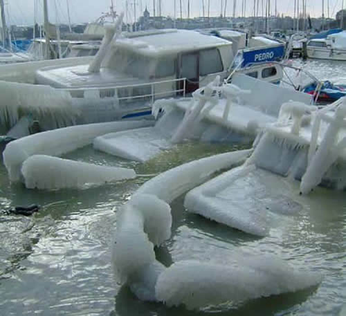 Un hiver inhabituel pour l’Europe: le froid congèle le Vieux Continent.