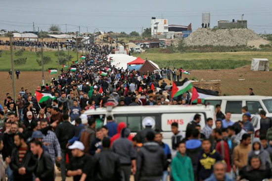 Marche du retour: 5 Palestiniens tombent en martyre par des tirs israéliens