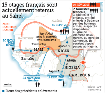 Cameroun: les otages français libérés sains et saufs
