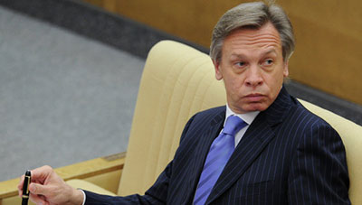 Alexeï Pouchkov, chef de la commission des Affaires étrangères au Parlement russe