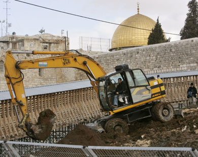 De nouvelles excavations menacent directement la mosquée d'Al-Aqsa