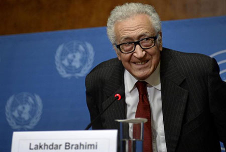 l'émissaire spécial des Nations unies et de la Ligue arabe Lakhdar Brahimi