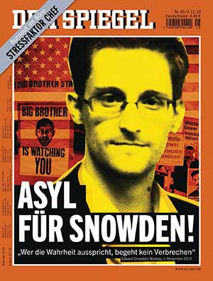 Snowden publie une tribune dans Der Spiegel.