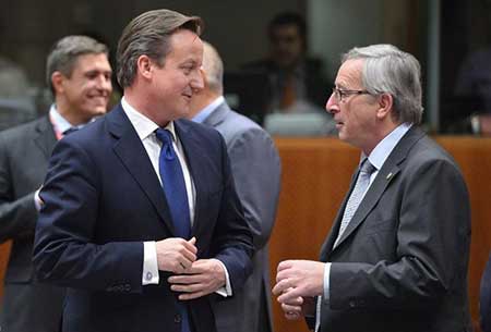 UE: Cameron se dit prêt à «travailler» avec Juncker.