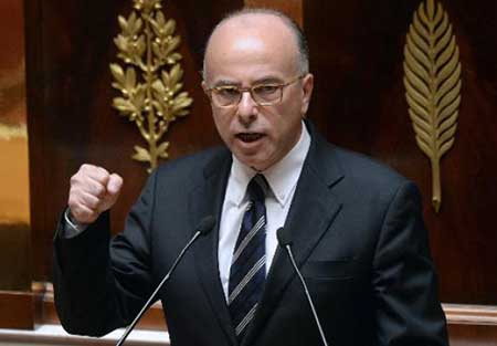 Le ministre français de l'Intérieur, Bernard Cazeneuve.