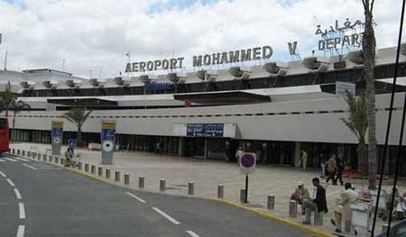 L’aéroport international Mohammed-V.