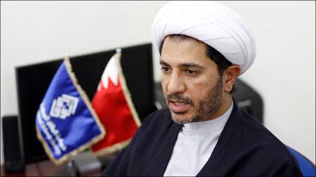 Le chef du Wefaq (principal mouvement d’opposition), cheikh Ali Salmane.