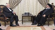 Le ministre iranien des Affaires étrangères chez sayed Nasrallah 