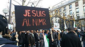 Rassemblement à Paris: Cheikh Nimr, Ton combat n’est pas vain! La fin des Saouds est proche!