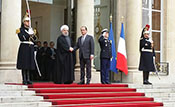 Rohani en France : Paris sort le tapis rouge 	