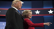 USA: débat musclé et tendu entre Trump et Clinton, la candidate démocrate domine

