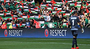 Le Celtic sanctionné par l’UEFA pour l’utilisation de drapeaux palestiniens

