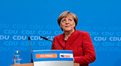 Allemagne : Merkel réélue à tête de la CDU, durcit le ton sur l’immigration	

