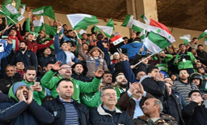 A Alep, des supporters ravis d’assister au premier match de foot depuis des années