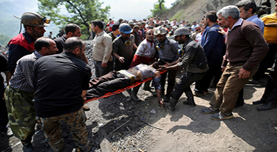 #Iran: 43 #mineurs tués dans une catastrophe minière (nouveau bilan)