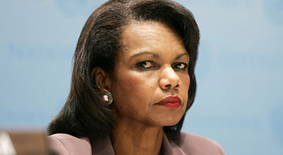 Condoleezza Rice : «Nous ne sommes pas allés en Irak pour apporter la démocratie»

