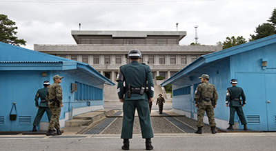Incident à la frontière entre les deux #Corées