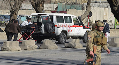 Explosion lors de funérailles à #Kaboul: au moins dix morts et blessés