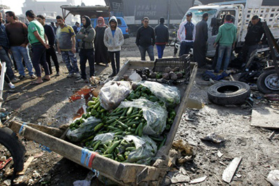 #Irak: Au moins 20 martyrs dans un attentat revendiqué par «#Daech» sur un marché 