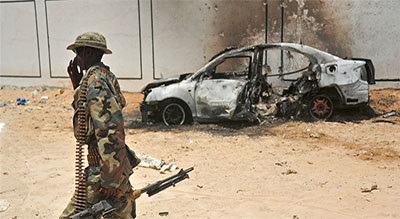 #Somalie: au moins 9 morts dans un attentat à la voiture piégée à #Mogadiscio