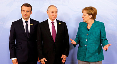 G20: rencontre Macron-Poutine-Merkel sur le conflit ukrainien
