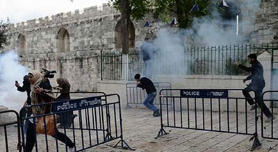 Deux martyrs palestiniens lors des manifestations de soutien à Al-Aqsa

