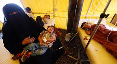Le Yémen frappé par le choléra: le bilan s’élève à 1.890 morts
