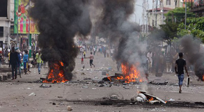 RDC: coups de feu et violences dans plusieurs quartiers de Kinshasa
