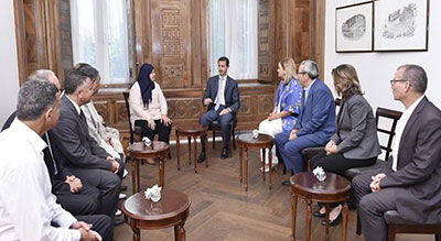 Assad à une délégation parlementaire tunisienne: les visites sont «importantes» pour s’informer de la véritable situation