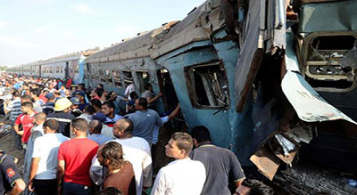 Egypte: Au moins 37 morts après la collision de deux trains

