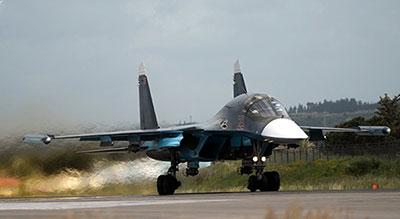 L’aviation russe effectue 1.417 raids et 2.687 frappes en deux semaines

