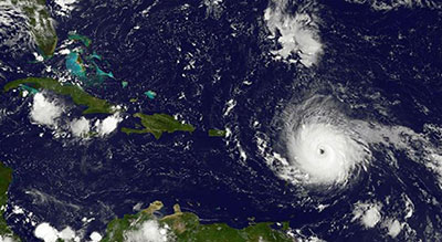 Climat/Irma: «un ouragan d’une intensité sans précédent sur l’Atlantique»

