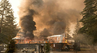 USA : au moins 10 morts dans une série d’incendies ravageurs en Californie

