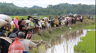 582.000 Rohingyas de Birmanie réfugiés au Bangladesh depuis le 25 août, selon l’ONU

