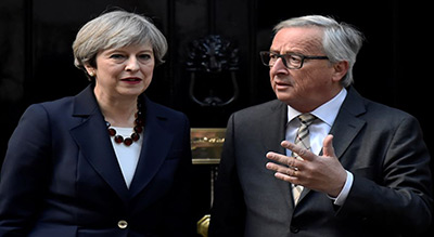 Brexit: Juncker et May conviennent d’«accélérer les efforts» pour un accord
