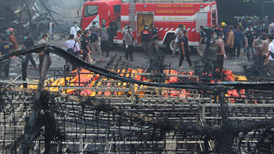 #Indonésie: 47 morts dans l’incendie d’une usine de feux d’artifice