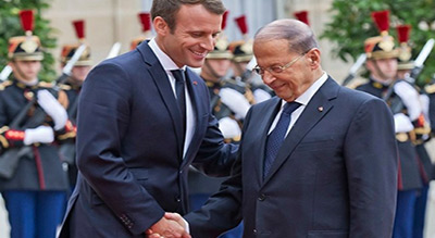 Macron assure Aoun du soutien de la France à la souveraineté libanaise
