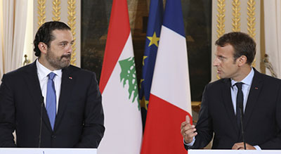 Le Premier ministre libanais Saad Hariri est arrivé à Paris

