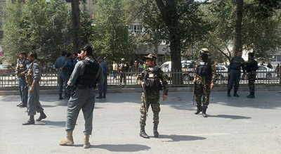 #Afghanistan: #attaque en cours contre un centre d’entraînement militaire à #Kaboul