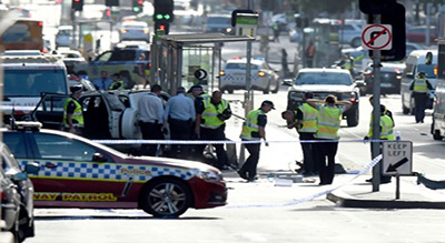 Australie: une voiture fauche délibérément des piétons à Melbourne, 13 blessés
