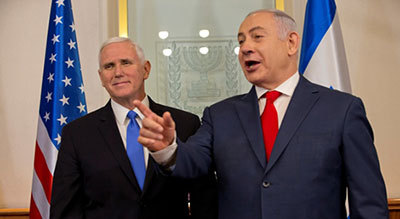 Mike Pence en «Israël», une visite boycottée par les Palestiniens


