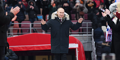 Présidentielle russe: Vladimir Poutine réélu dès le premier tour